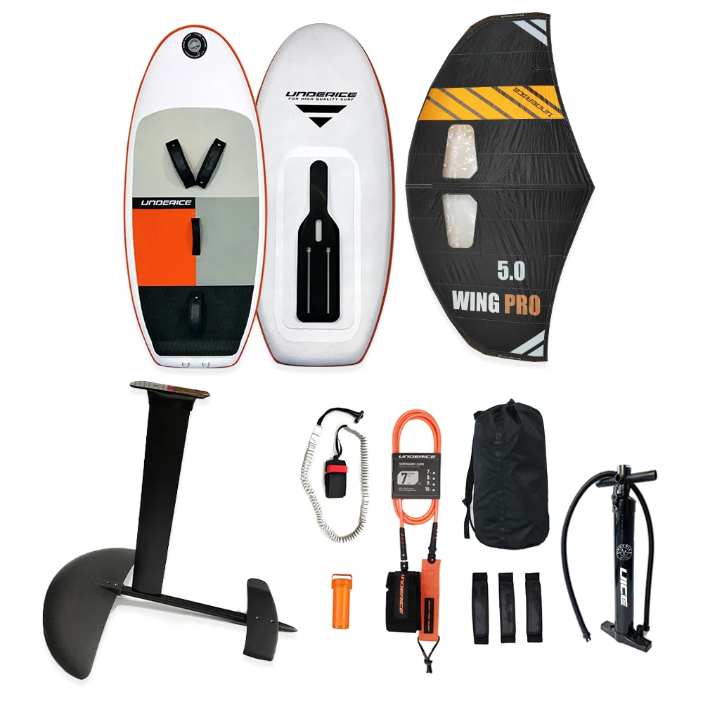 Underice Custom Inflatable Paddle Sup Foil Board Power Jet Wind Foil Wing Surfboard Electric Inflatable Hydrofoil Surfing with f
Underice Custom Inflatable Paddle Sup Foil Board Power Jet Wind Foil Wing Surfboard Electric Inflatable Hydrofoil Surfing with f