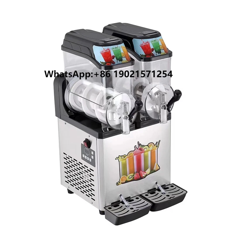 Commercial Slushie Machine Frozen Drinks Ice Beverage Slushy Machine 2*12L Large Capacity Double Tanks Slush Machine
Commercial Slushie Machine Frozen Drinks Ice Beverage Slushy Machine 2*12L Large Capacity Double Tanks Slush Machine