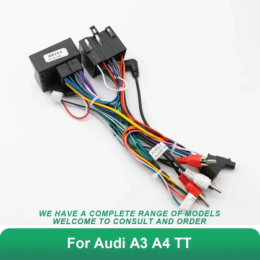 Car 16pin Wiring Harness Adapter Canbus Box Decoder Android Radio Power Cable For Audi A3 A4 TT
Car 16pin Wiring Harness Adapter Canbus Box Decoder Android Radio Power Cable For Audi A3 A4 TT