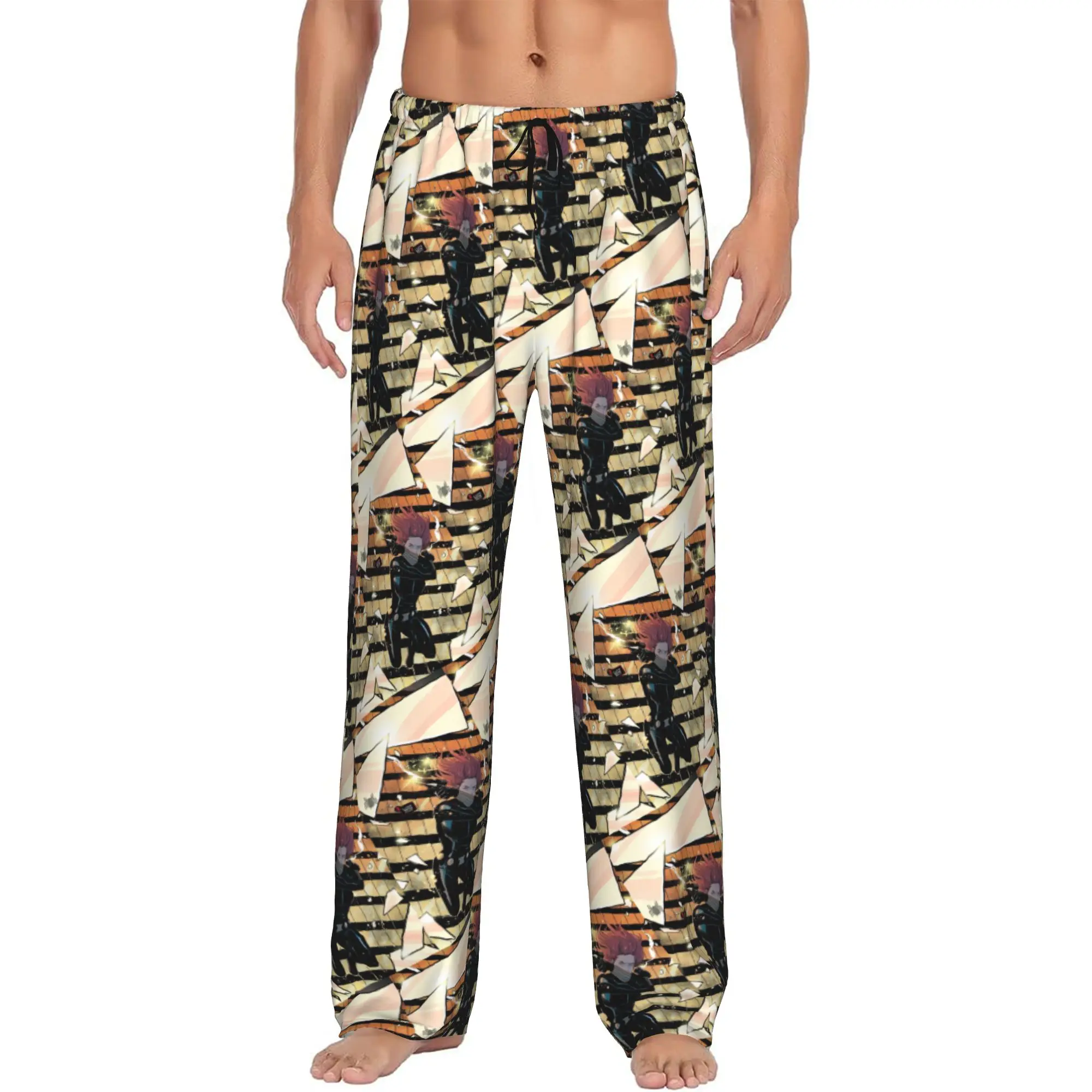 Custom Print Men Vintage Black Anime Widow Pajama Pants Sleepwear Sleep Lounge Bottoms with Pockets
Custom Print Men Vintage Black Anime Widow Pajama Pants Sleepwear Sleep Lounge Bottoms with Pockets