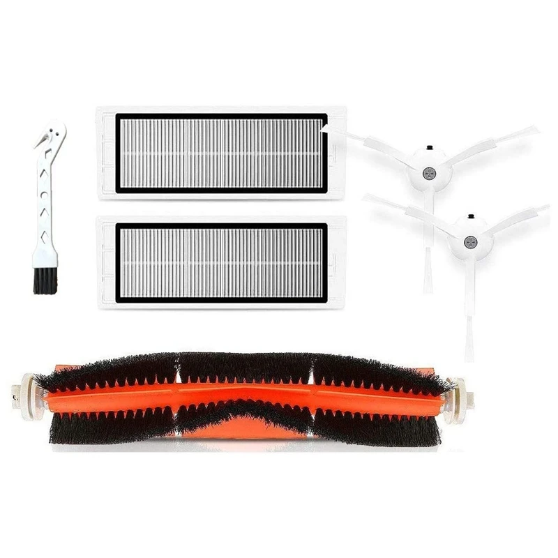 Запчасти для робота-пылесоса Xiaomi Roborock S50 S51 S55 S5 S6, аксессуары для робота-пылесоса, основная и боковая щетки, HEPA фильтр
Запчасти для робота-пылесоса Xiaomi Roborock S50 S51 S55 S5 S6, аксессуары для робота-пылесоса, основная и боковая щетки, HEPA фильтр