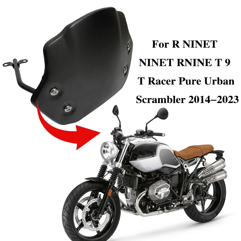 Лобовое стекло мотоцикла для BMW R NINET NINET RNINE T 9 T Racer Pure Urban Scrambler 2014-2023, алюминиевый ветрозащитный дефлектор, ветровое стекло
Лобовое стекло мотоцикла для BMW R NINET NINET RNINE T 9 T Racer Pure Urban Scrambler 2014-2023, алюминиевый ветрозащитный дефлектор, ветровое стекло