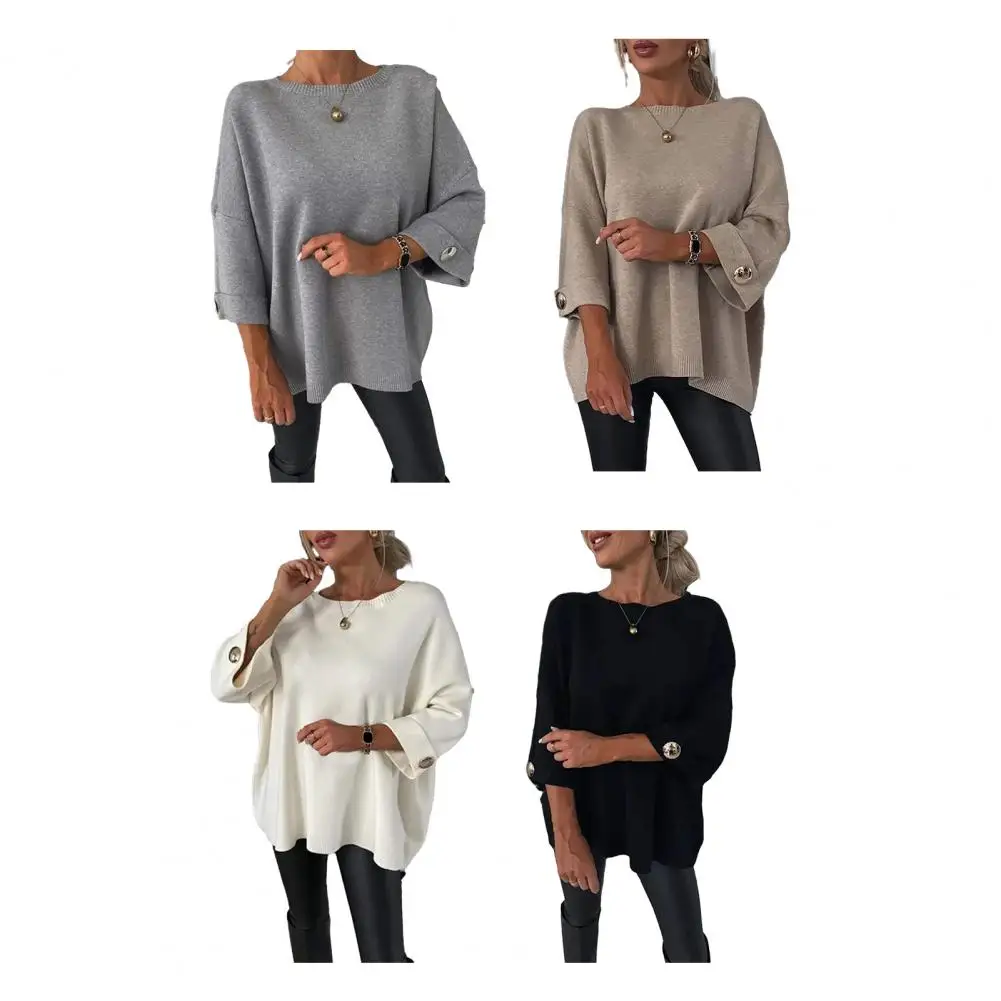 Весенние модные укороченные топы, женские корейские свободные однотонные пуловеры, повседневные черные короткие толстовки с круглым вырезом, женский свободный вязаный топ
Весенние модные укороченные топы, женские корейские свободные однотонные пуловеры, повседневные черные короткие толстовки с круглым вырезом, женский свободный вязаный топ