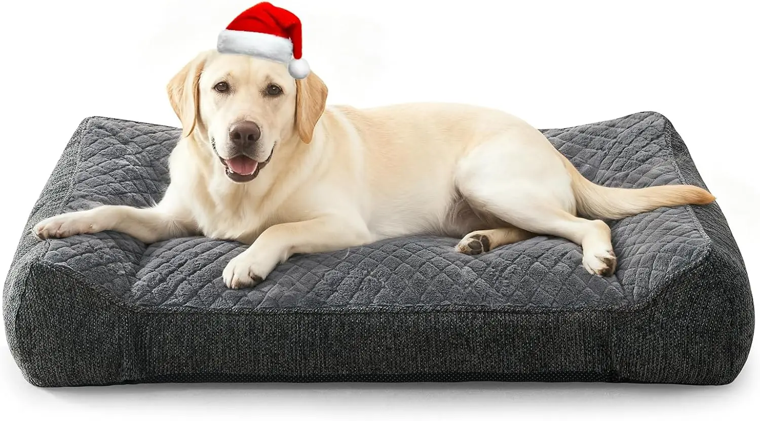 Extra Large Orthopedic Dog Bed with Waterproof Lining, Thick Supportive Sofa for Big Dogs, Grey 42x30 Inches
Extra Large Orthopedic Dog Bed with Waterproof Lining, Thick Supportive Sofa for Big Dogs, Grey 42x30 Inches