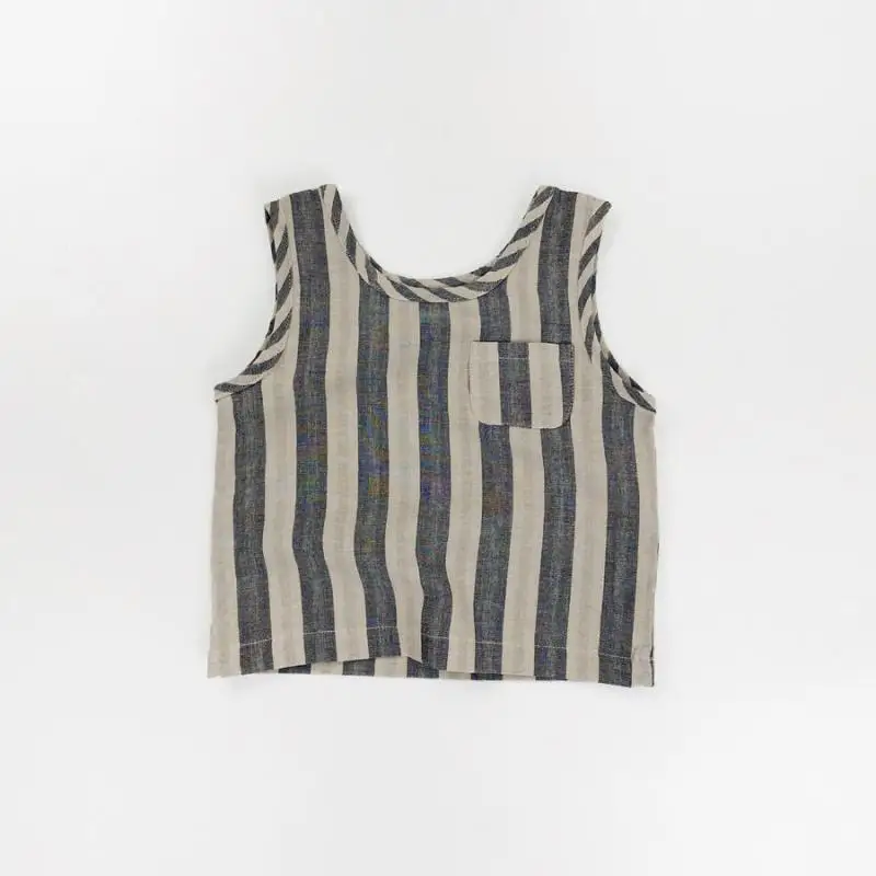 2026 Summer New Children Casual Striped Vest Boys Girls Thin Cotton Sleeveless T Shirts Baby Breathable Vest Kids Clothes
2026 Summer New Children Casual Striped Vest Boys Girls Thin Cotton Sleeveless T Shirts Baby Breathable Vest Kids Clothes