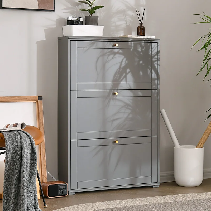 Solid wood shoe cabinet ultra-thin large-capacity household door small apartment light luxury tipping bucket type entrance
Solid wood shoe cabinet ultra-thin large-capacity household door small apartment light luxury tipping bucket type entrance
