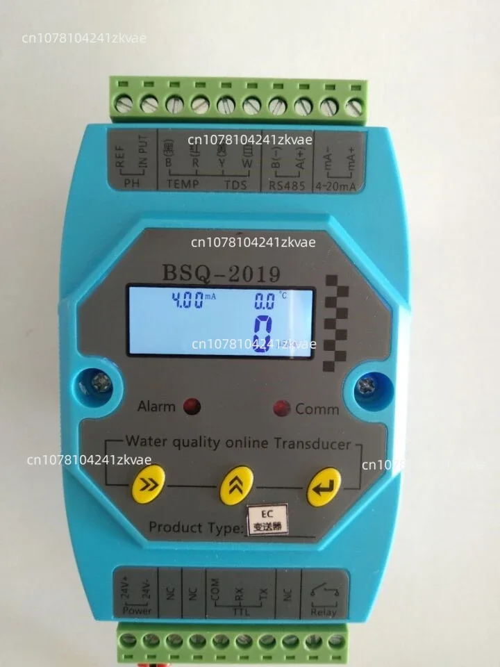 EC Conductivity Transmitter / Bsq-2019 / Conductivity Sensor / 4-20mA, RS-485 Output Module
EC Conductivity Transmitter / Bsq-2019 / Conductivity Sensor / 4-20mA, RS-485 Output Module