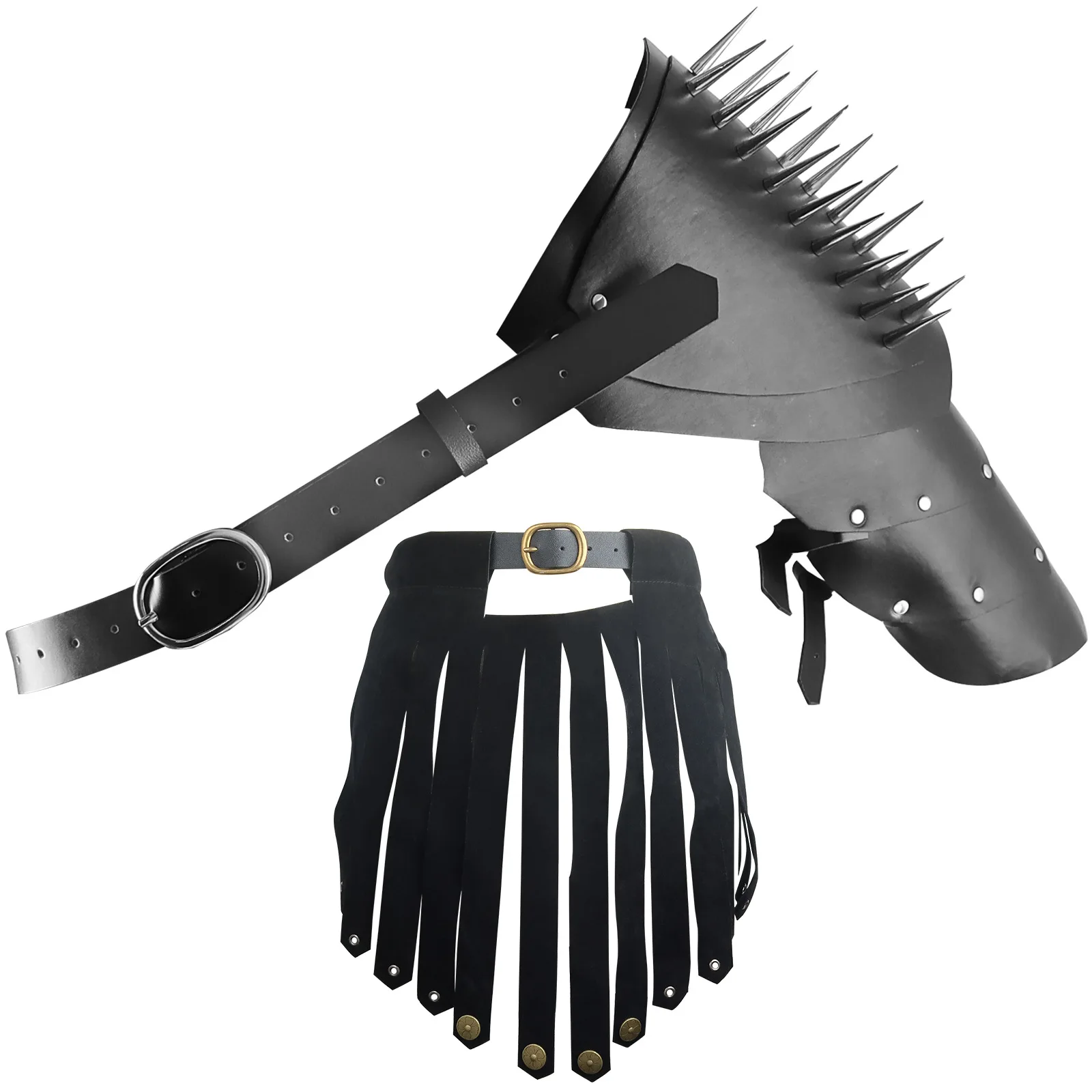 Adjustable Medieval Roman Belts Viking Leather Shoulder Guards Gladiator Cosplay Party Costumes Accessories Stage Props
Adjustable Medieval Roman Belts Viking Leather Shoulder Guards Gladiator Cosplay Party Costumes Accessories Stage Props