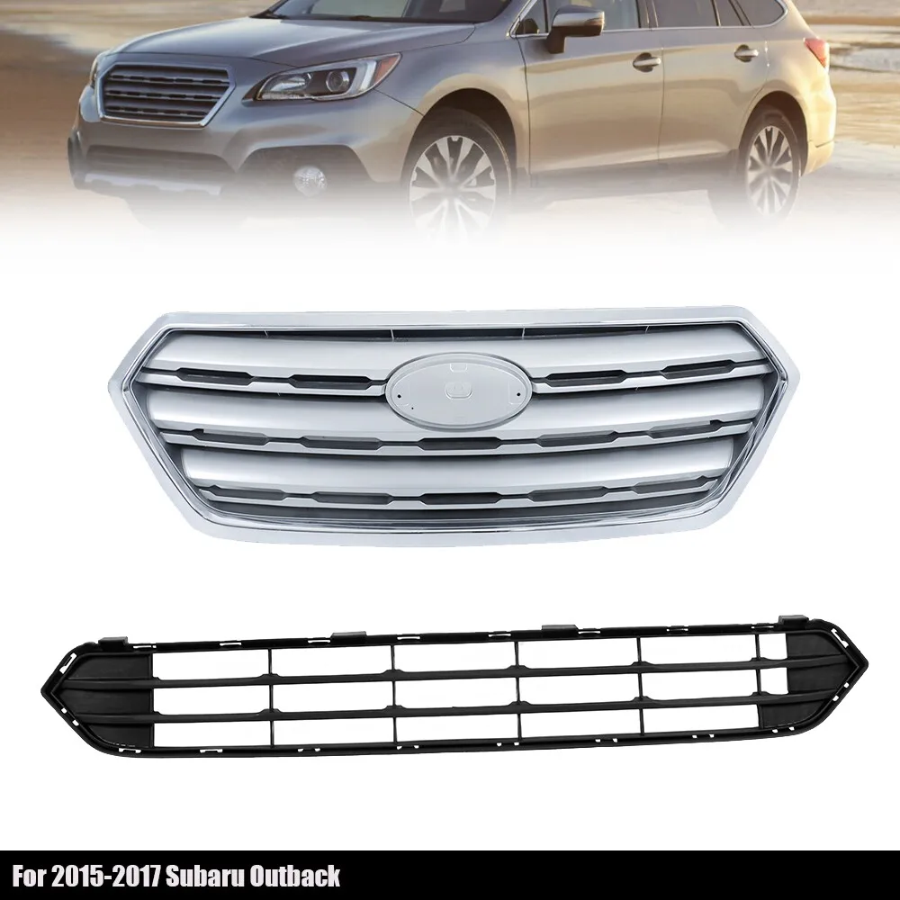 Bumper Grille Grill For 2015-2017 Subaru Outback Front Upper & Lower Set 2pcs
Bumper Grille Grill For 2015-2017 Subaru Outback Front Upper & Lower Set 2pcs