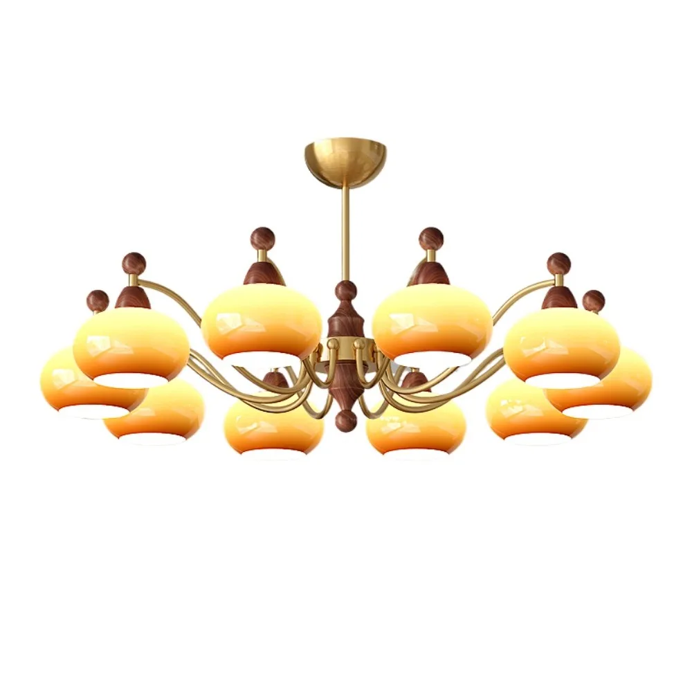 Living room chandelier retro windshield walnut solid wood bedroom study persimmon lamp
Living room chandelier retro windshield walnut solid wood bedroom study persimmon lamp