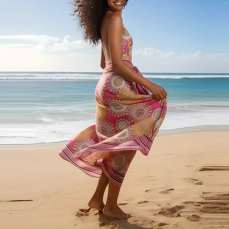 Summer New Printed Vacation Sets Hawaii Holiday New Slim Swimsuits Sets Sexy Halter Sleeveless Bodysuits&Half Skirts Bikini Sets
Summer New Printed Vacation Sets Hawaii Holiday New Slim Swimsuits Sets Sexy Halter Sleeveless Bodysuits&Half Skirts Bikini Sets