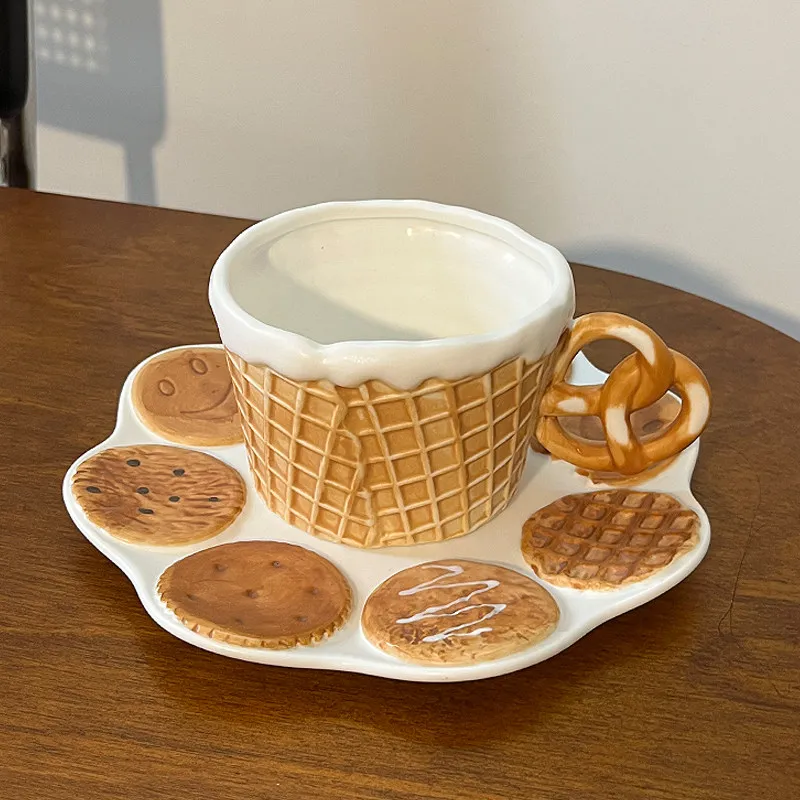 PYH cute ceramic biscuits mug coffee cup breakfast tableware afternoon tea cup dessert plate water cup set
PYH cute ceramic biscuits mug coffee cup breakfast tableware afternoon tea cup dessert plate water cup set