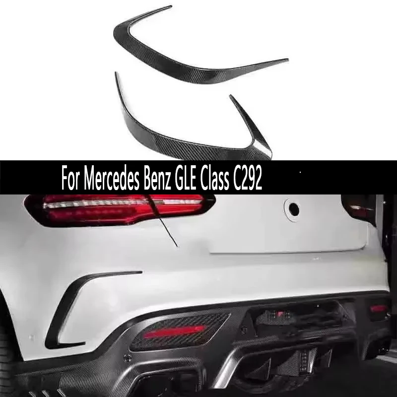 For Mercedes Benz GLE Class C292 2015-2019 Carbon fiber Wind Knife later Car Parts Rear Bumper Spoiler Side Wing Lip Air Cover
For Mercedes Benz GLE Class C292 2015-2019 Carbon fiber Wind Knife later Car Parts Rear Bumper Spoiler Side Wing Lip Air Cover