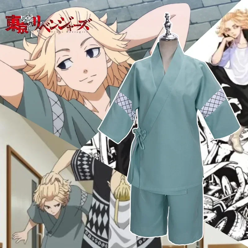Tokyo Revengers Anime Man Cosplay Manjiro Sano Kimono Costume Full Set Top+Pants
Tokyo Revengers Anime Man Cosplay Manjiro Sano Kimono Costume Full Set Top+Pants