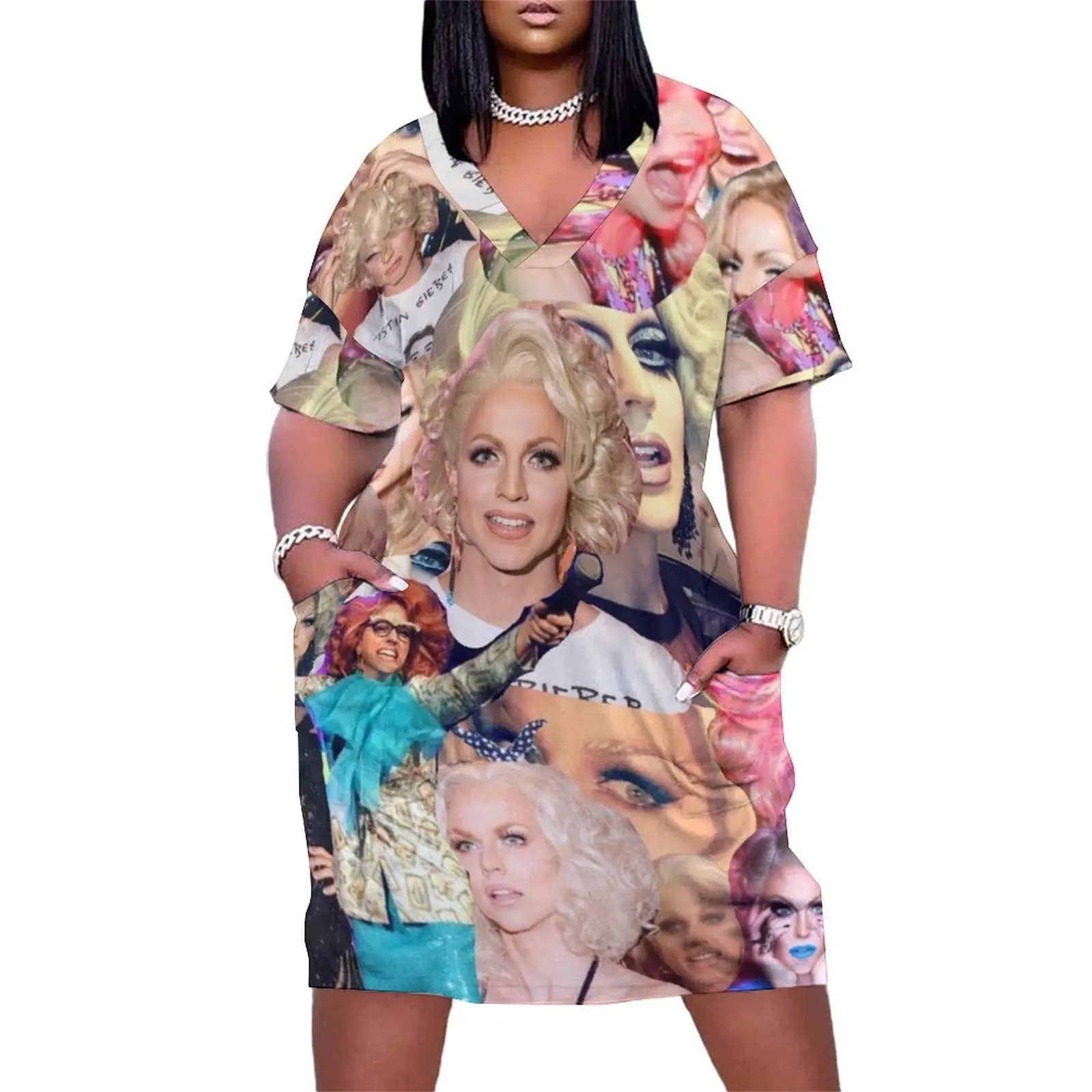 Courtney Act Collage Loose Pocket Dress dress for women birthday dress for women luxury 2025
Courtney Act Collage Loose Pocket Dress dress for women birthday dress for women luxury 2025