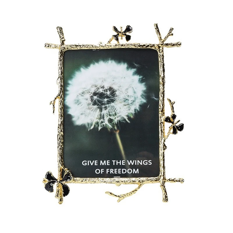 7Inch Vintage Photo Frame Metal Butterfly Photo Frame Family Portrait Nightstand Desktop Square Gold Picture Frame Home Decor
7Inch Vintage Photo Frame Metal Butterfly Photo Frame Family Portrait Nightstand Desktop Square Gold Picture Frame Home Decor