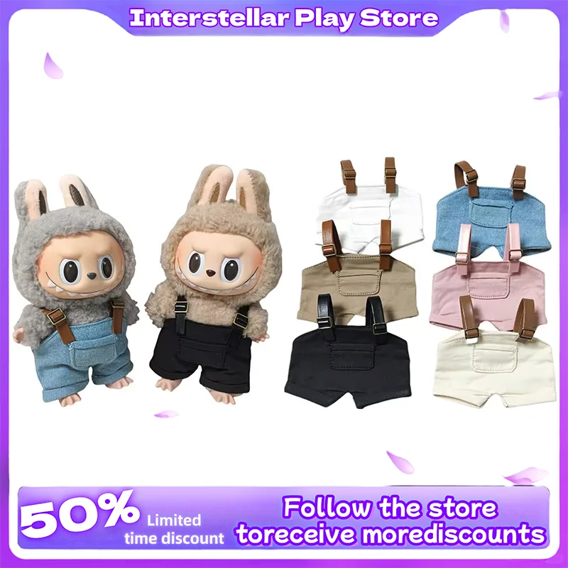 The Clothing Set And Accessorie For The 17cm Mini Doll Are Suitables For The Labubu V1 V2 Jumpsuit Cool And Handsomes Clothing
The Clothing Set And Accessorie For The 17cm Mini Doll Are Suitables For The Labubu V1 V2 Jumpsuit Cool And Handsomes Clothing