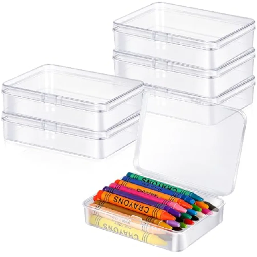 6 Pcs Plastic Crayon Box Holds 24 Crayon With Hinged Lid, Clear Crayon Organizer Crayon Holder Case Crayon Storage Containers f
6 Pcs Plastic Crayon Box Holds 24 Crayon With Hinged Lid, Clear Crayon Organizer Crayon Holder Case Crayon Storage Containers f