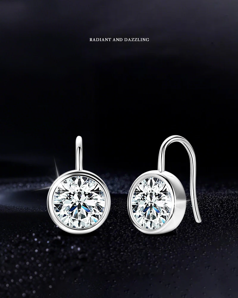 Fashion Trendy Classic Luxury Moissanite Design Bubble Hook Earring For Charms Women Silver 925 Party Jewelry Gift
Fashion Trendy Classic Luxury Moissanite Design Bubble Hook Earring For Charms Women Silver 925 Party Jewelry Gift