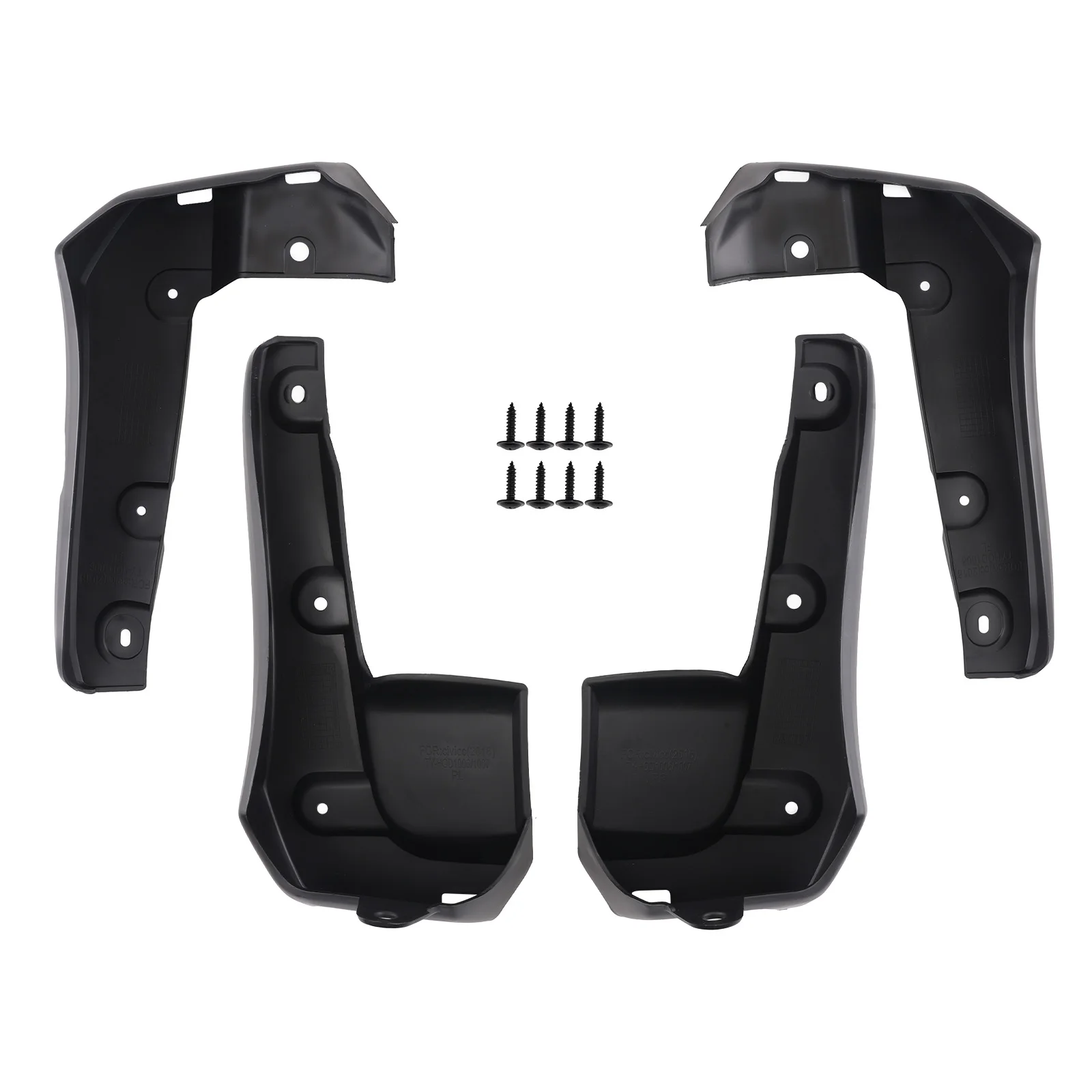 Black Mud Guards Kit for Honda Civic Sedan 2016-2019 08P00TBA100 4Door
Black Mud Guards Kit for Honda Civic Sedan 2016-2019 08P00TBA100 4Door