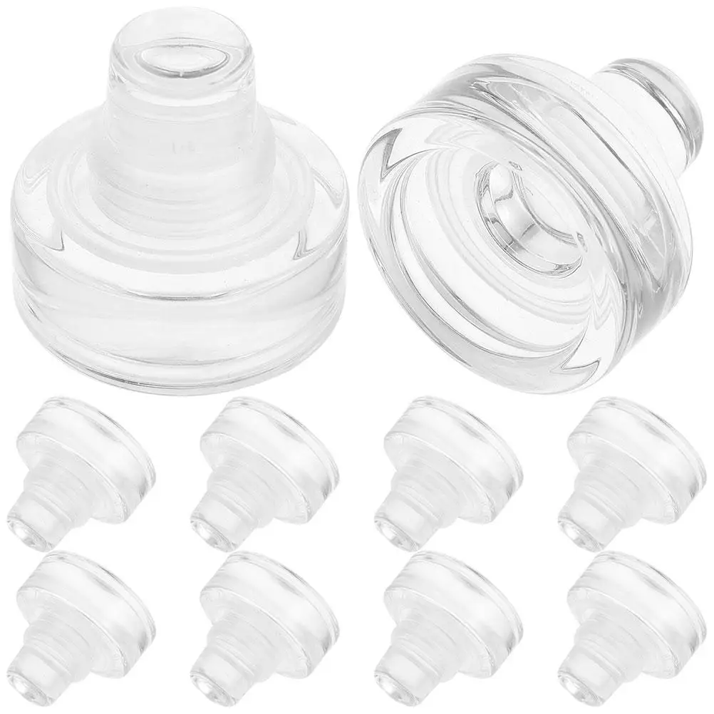 10pcs T Bottle Stoppers Glass Decanter Metal Plug Reusable Sealer for Bottles Beverage Bottle Stopper Saver
10pcs T Bottle Stoppers Glass Decanter Metal Plug Reusable Sealer for Bottles Beverage Bottle Stopper Saver