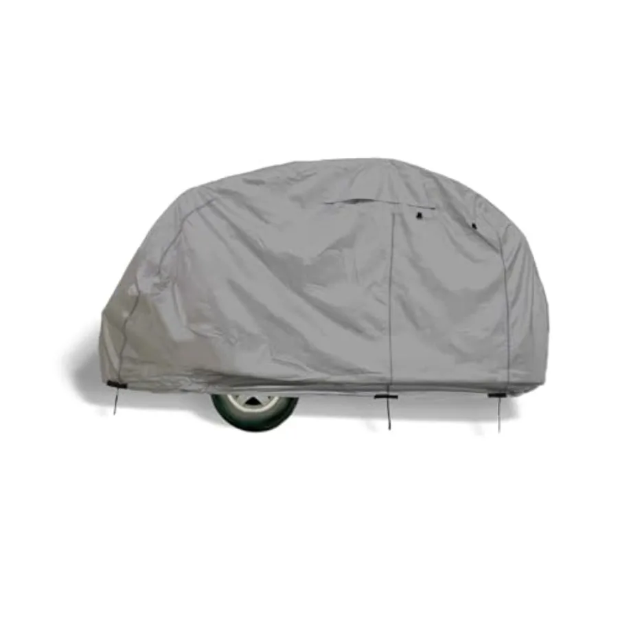 Premium Teardrop Trailer Camper Covers Tear Resistant Teardrop RV Camper Cover with Access Panels Fits up to 8'L 5'W Gray Color
Premium Teardrop Trailer Camper Covers Tear Resistant Teardrop RV Camper Cover with Access Panels Fits up to 8'L 5'W Gray Color