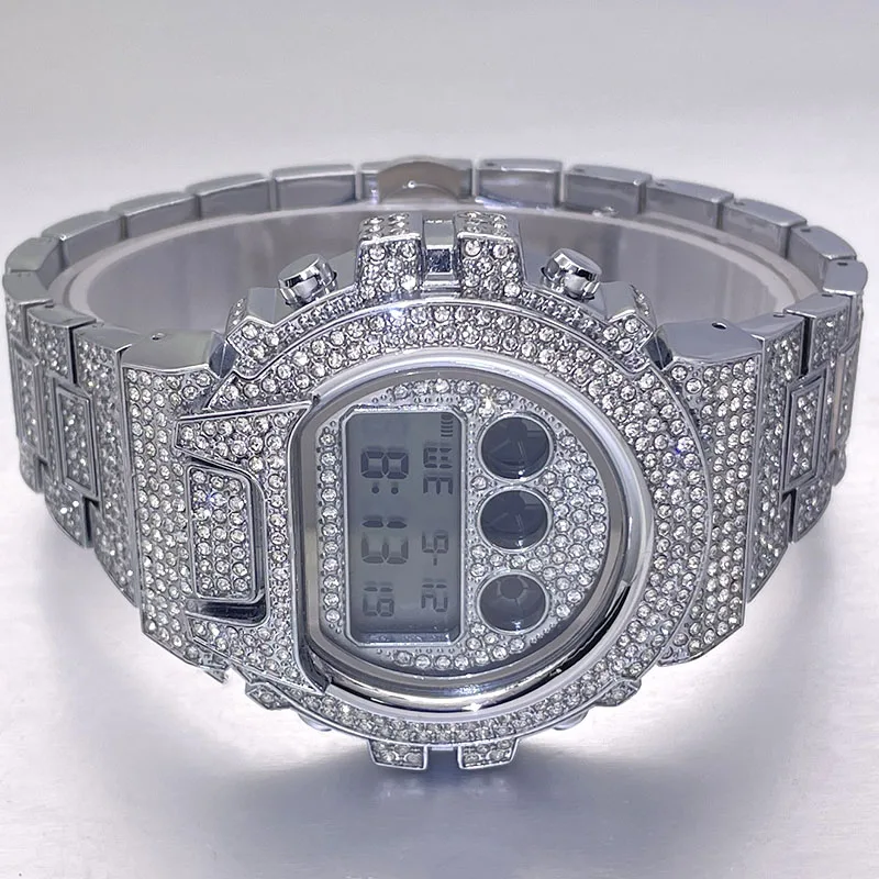 2022 Hip Hop Brand MISSFOX Sliver Fashion Watch Men Luxury Digital Smart Watches Full Iced Diamond Clocks Male Hot Free Shipping
2022 Hip Hop Brand MISSFOX Sliver Fashion Watch Men Luxury Digital Smart Watches Full Iced Diamond Clocks Male Hot Free Shipping