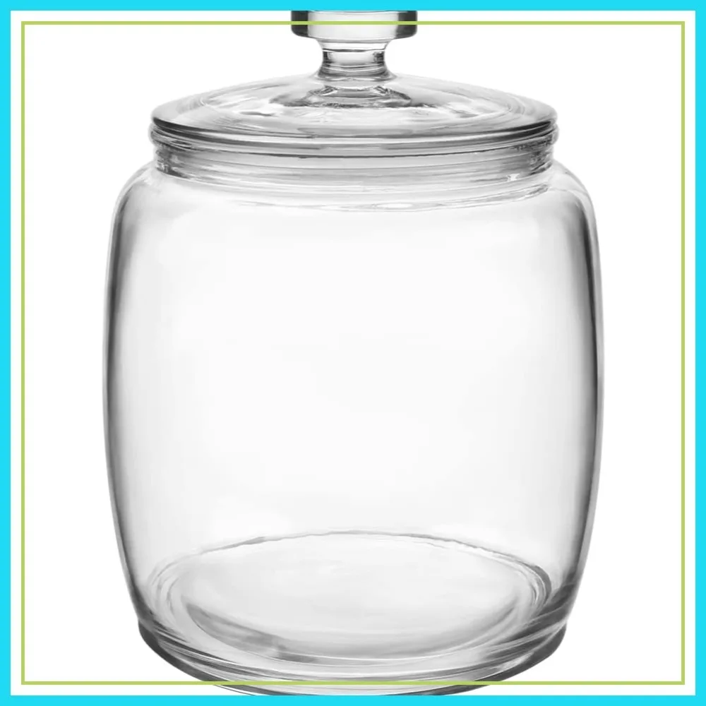 2.5 Gallon Glass Jars with Lids, Large Cookie Jars with Wide Opening, 1 Pack Glass Storage Jars for Kitchen, Great for Flour, Rice, Sugar, Pasta, Candy
2.5 Gallon Glass Jars with Lids, Large Cookie Jars with Wide Opening, 1 Pack Glass Storage Jars for Kitchen, Great for Flour, Rice, Sugar, Pasta, Candy