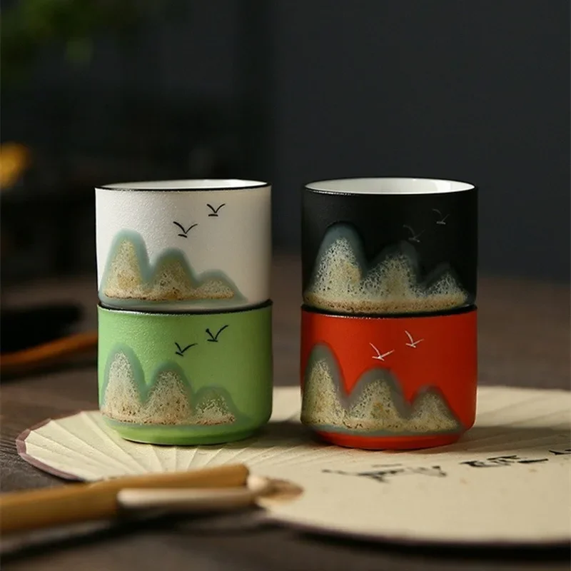 Ceramic Tea Cup Hand-painted Mountain Sharing Cup Chinese Style Kung Fu Tea Cup Travel Tea Bowl Office Home Tea Set Holiday Gift
Ceramic Tea Cup Hand-painted Mountain Sharing Cup Chinese Style Kung Fu Tea Cup Travel Tea Bowl Office Home Tea Set Holiday Gift