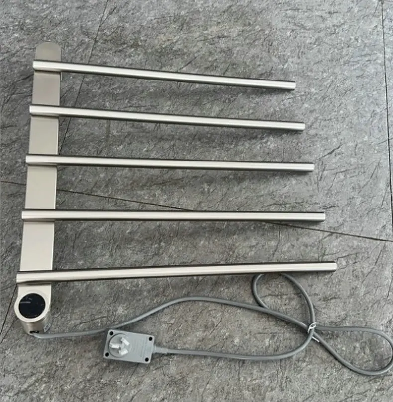 Round tube brushed stainless steel electric towel rack, carbon fiber heated towel rack, wall mounted towel drying rack GN415HJ
Round tube brushed stainless steel electric towel rack, carbon fiber heated towel rack, wall mounted towel drying rack GN415HJ