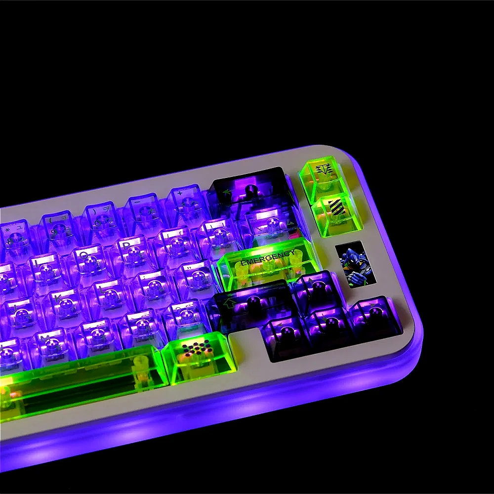 Transparent Key Cap Set Technology Theme PC Cherry 140 Keys for 61/75/87/104/108Keys GMK67 Gaming Mechanical Keyboard
Transparent Key Cap Set Technology Theme PC Cherry 140 Keys for 61/75/87/104/108Keys GMK67 Gaming Mechanical Keyboard