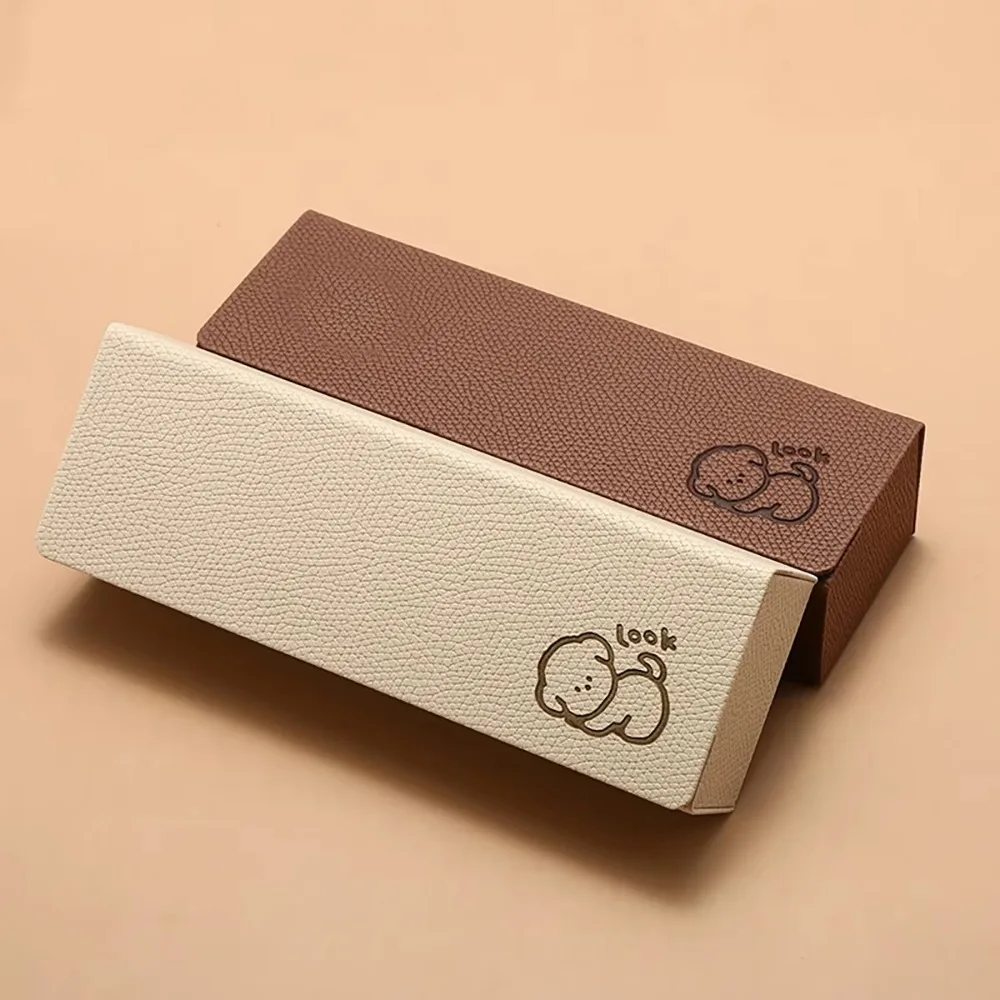 Fashion PU Leather Eyeglass Case Anti-Stress Square Glasses Storage Box Hard Shell Puppy Protective Case Travel Accessories
Fashion PU Leather Eyeglass Case Anti-Stress Square Glasses Storage Box Hard Shell Puppy Protective Case Travel Accessories