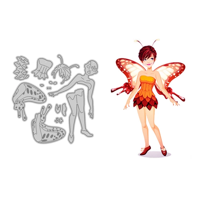 Butterfly Wings Girl Metal Cutting Dies For Scrapbooking New Paper Making Embossing Without Stamps Frame Card Craft
Butterfly Wings Girl Metal Cutting Dies For Scrapbooking New Paper Making Embossing Without Stamps Frame Card Craft