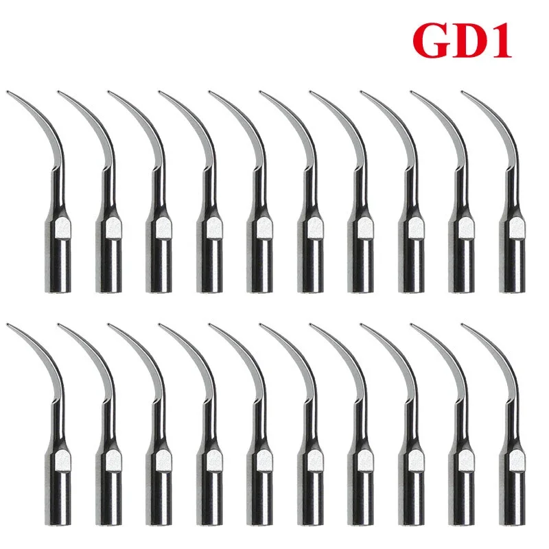 10 Pcs Dental Ultrasonic Piezo Scaler Perio Tips GD1 Fit NSK DTE SATELEC Handpiece
10 Pcs Dental Ultrasonic Piezo Scaler Perio Tips GD1 Fit NSK DTE SATELEC Handpiece