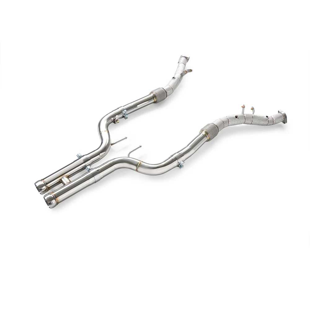 Exhaust downpipe for Mercedes Benz S63 AMG W222 5.5T 2015-2020 stainless high-performance exhaust downpipe with insulation layer
Exhaust downpipe for Mercedes Benz S63 AMG W222 5.5T 2015-2020 stainless high-performance exhaust downpipe with insulation layer