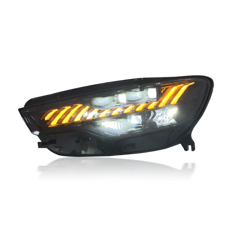 Suitable for AuDI/A6L 2012-2015 modification, RS6 racehorse LED flowing turn signal daytime headlight assembly
Suitable for AuDI/A6L 2012-2015 modification, RS6 racehorse LED flowing turn signal daytime headlight assembly