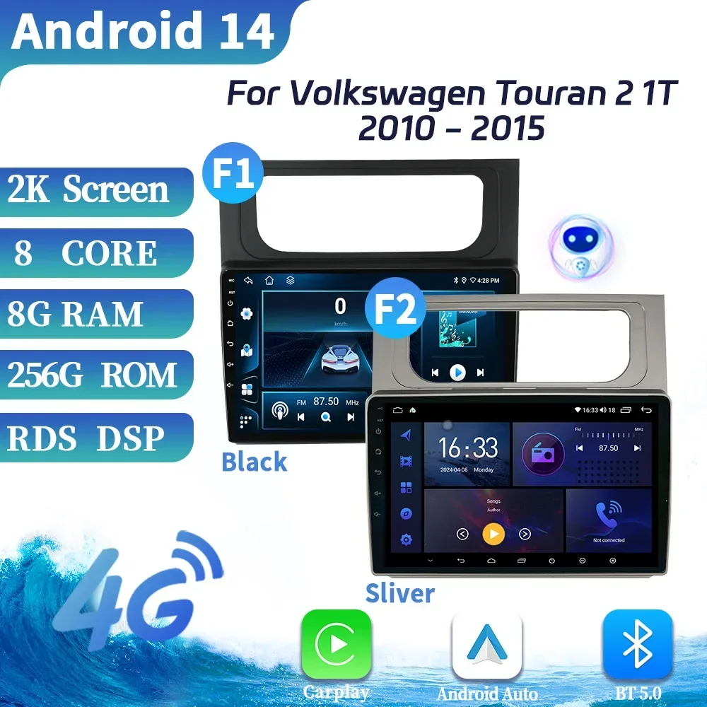 For Volkswagen Touran 2 1T 2010-2015 Car Head Units Android OS Radio Multimedia Navigation GPS BT Wireless Carplay Stereo Screen
For Volkswagen Touran 2 1T 2010-2015 Car Head Units Android OS Radio Multimedia Navigation GPS BT Wireless Carplay Stereo Screen