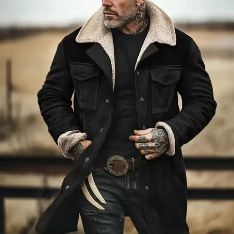 Vintage Multi Pockets Patchwork Long Jackets Men Outerwear Winter Casual Thick Warm Coat Windbreaker 2025 Trendy Men's Clothing
Vintage Multi Pockets Patchwork Long Jackets Men Outerwear Winter Casual Thick Warm Coat Windbreaker 2025 Trendy Men's Clothing