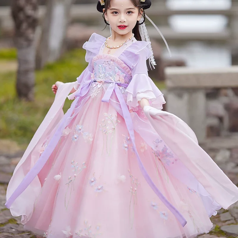Chinese Hanfu Summer Girls' Dress Princess Dress
Chinese Hanfu Summer Girls' Dress Princess Dress