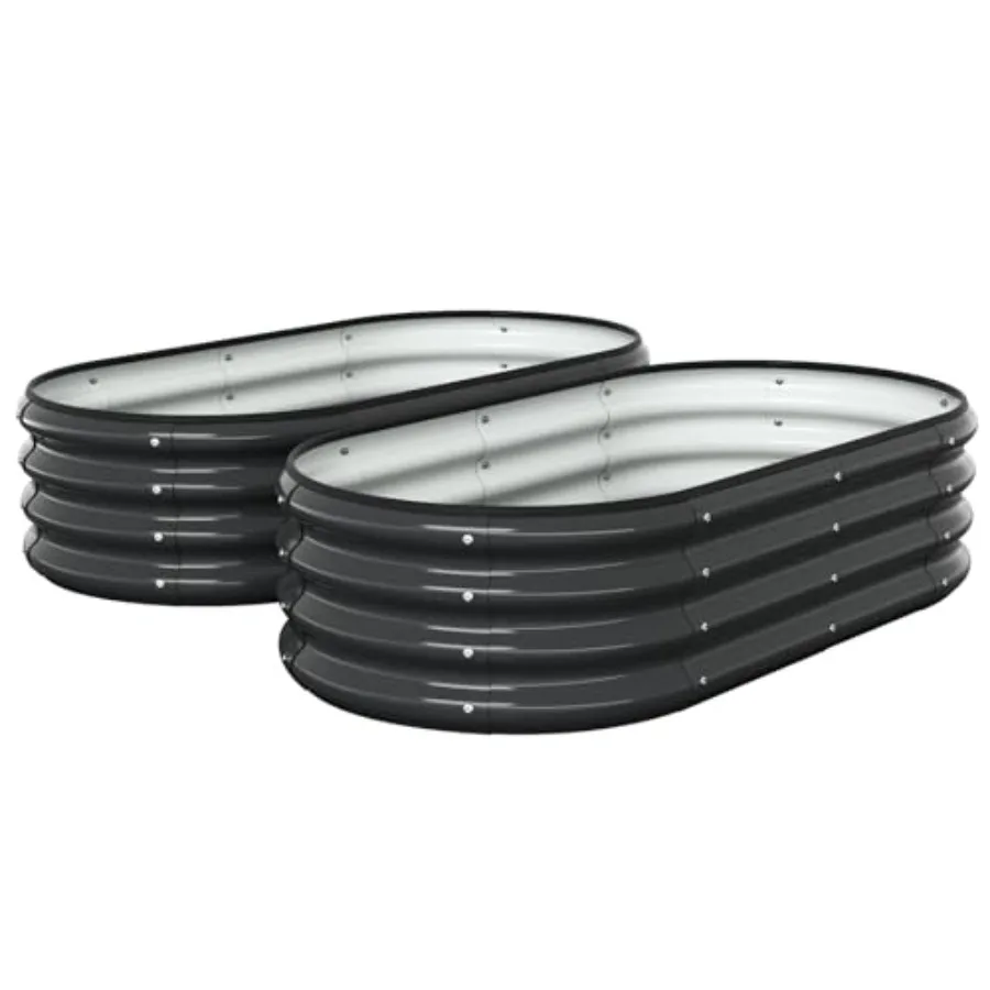 Овальная металлическая грядка-клумба 4x2x1 фута для садоводства на открытом воздухе, легкая сборка, для овощей, фруктов, цветов
Овальная металлическая грядка-клумба 4x2x1 фута для садоводства на открытом воздухе, легкая сборка, для овощей, фруктов, цветов