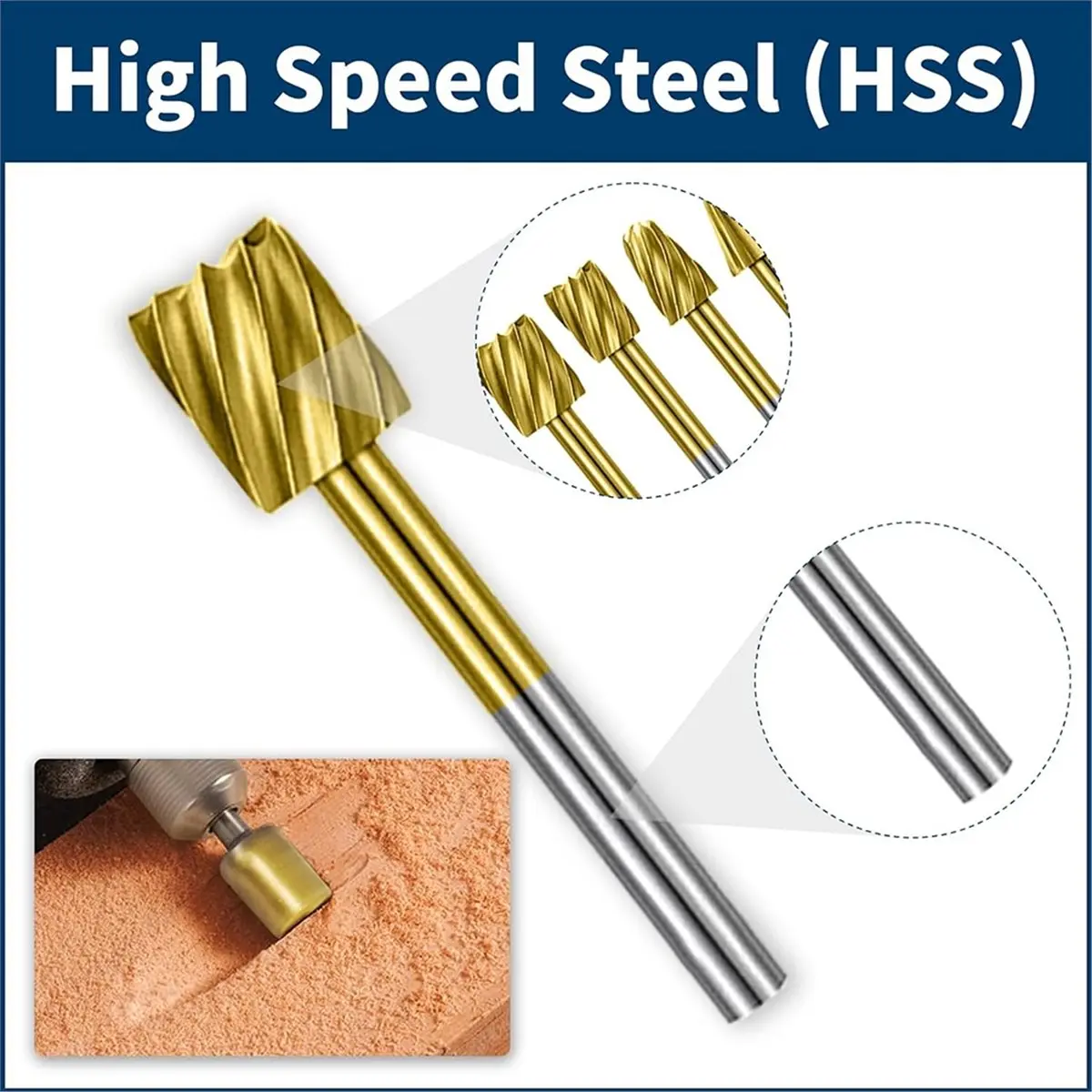 Набор из 20 титановых фрез для резьбы по дереву, с хвостовиком 1/8 дюйма, из быстрорежущей стали, для DIY-проектов по деревообработке, гравировке и сверлению
Набор из 20 титановых фрез для резьбы по дереву, с хвостовиком 1/8 дюйма, из быстрорежущей стали, для DIY-проектов по деревообработке, гравировке и сверлению