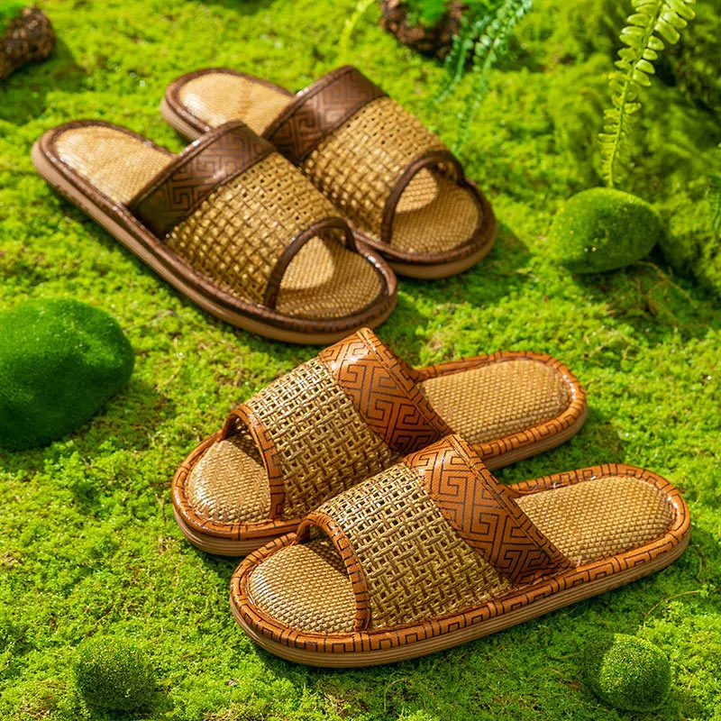 Rattan cool slippers men's home home summer straw thick bottom non-slip wear-resistant indoor soft linen women
Rattan cool slippers men's home home summer straw thick bottom non-slip wear-resistant indoor soft linen women