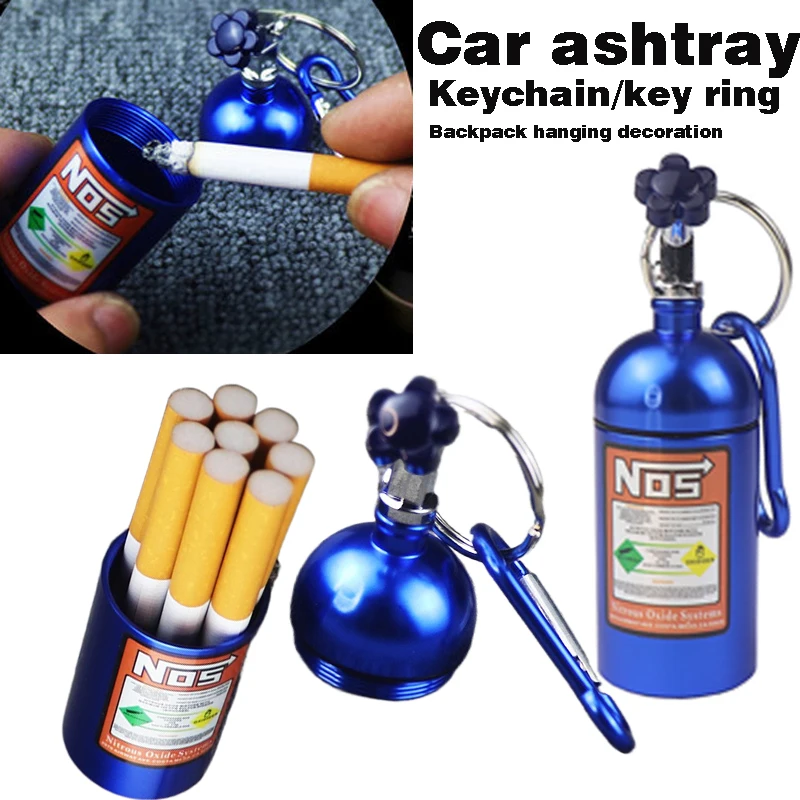 Blue NOS Bottle Style Key Chain Car Ashtray Metal car ashtray high quality Aluminium Keychain bag pendant Multifunctional keyrin
Blue NOS Bottle Style Key Chain Car Ashtray Metal car ashtray high quality Aluminium Keychain bag pendant Multifunctional keyrin
