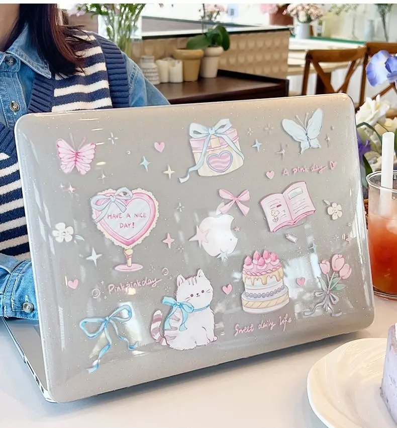 Ins Girl Cute Case for Macbook Air 13 13.6 M4 M1 Pro 14 16 M4 Air 15 A1398 13 M3 M2 Cover A3113 A2681 A2442 Anti-Scratc Glitter
Ins Girl Cute Case for Macbook Air 13 13.6 M4 M1 Pro 14 16 M4 Air 15 A1398 13 M3 M2 Cover A3113 A2681 A2442 Anti-Scratc Glitter