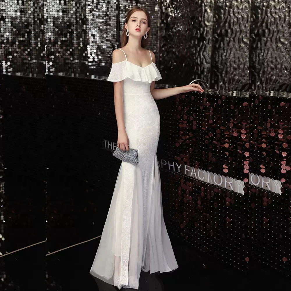 DPS Women's Strap Sequined Prom Dresses Long Off Shoulder Mermaid Formal Occasion Dress Evening Party Gown
DPS Women's Strap Sequined Prom Dresses Long Off Shoulder Mermaid Formal Occasion Dress Evening Party Gown