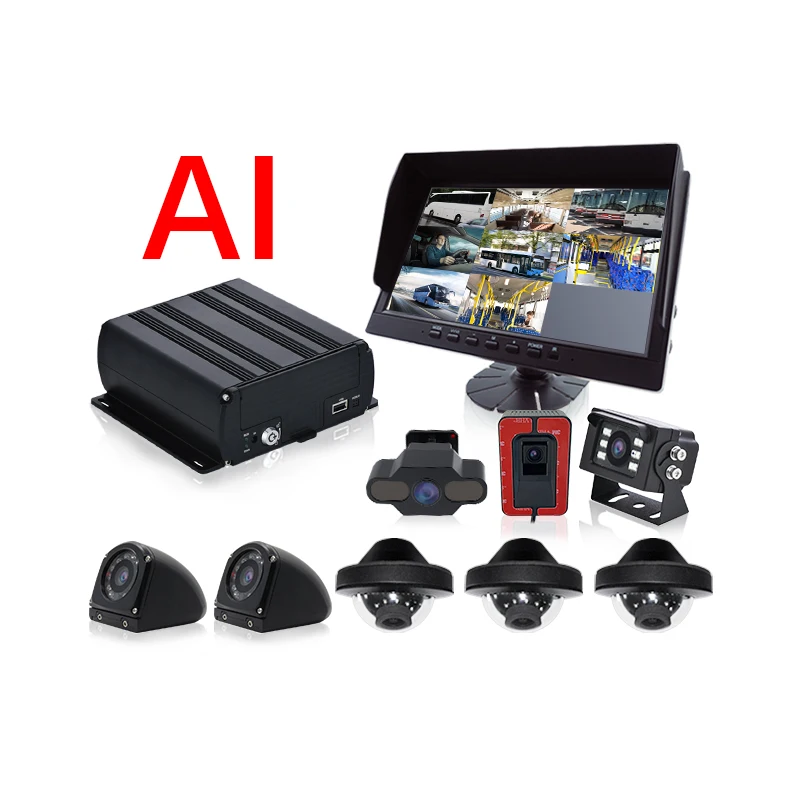 MCY Customized 4CH 8CH 1080P 10.1 Inch LCD Monitor Vehicle CCTV AI Mobile DVR DSM DMS ADAS Free CMSV6 4G GPS WIFI MDVR Bus Truck
MCY Customized 4CH 8CH 1080P 10.1 Inch LCD Monitor Vehicle CCTV AI Mobile DVR DSM DMS ADAS Free CMSV6 4G GPS WIFI MDVR Bus Truck