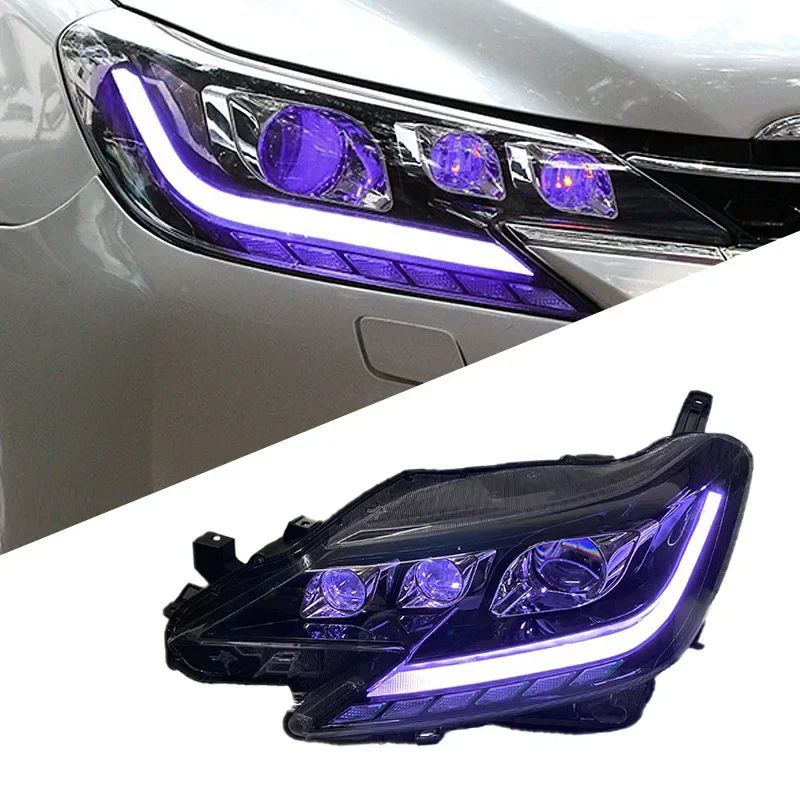 Suitable for 10-17 Ruizhi headlight assembly modified sundial three-eye RGB magic daytime running light devil eye
Suitable for 10-17 Ruizhi headlight assembly modified sundial three-eye RGB magic daytime running light devil eye