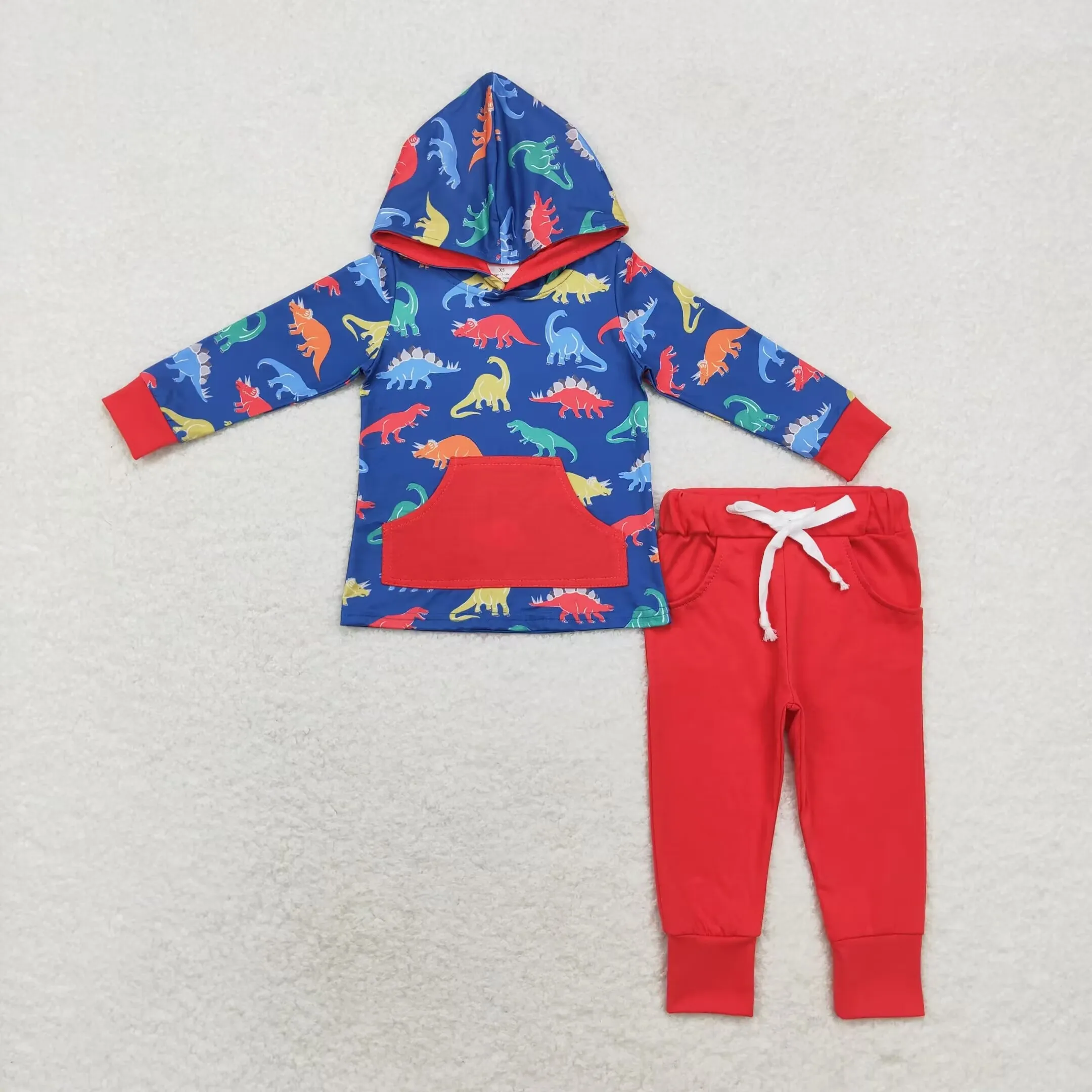 928-01 BLP0637 Summer kids clothes boys Dinosaur navy blue hooded long-sleeved red pants sets Wholesale baby boy clothes sets
928-01 BLP0637 Summer kids clothes boys Dinosaur navy blue hooded long-sleeved red pants sets Wholesale baby boy clothes sets