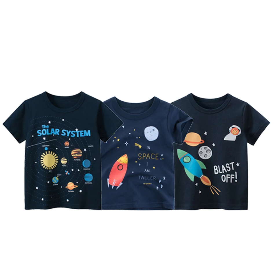 Baby Tshirt Boys Girls Summer Rocket Tees Kids Short Sleeve Tops Children Cartoon Space Planet T Shirt Comfort Cotton Clothes
Baby Tshirt Boys Girls Summer Rocket Tees Kids Short Sleeve Tops Children Cartoon Space Planet T Shirt Comfort Cotton Clothes