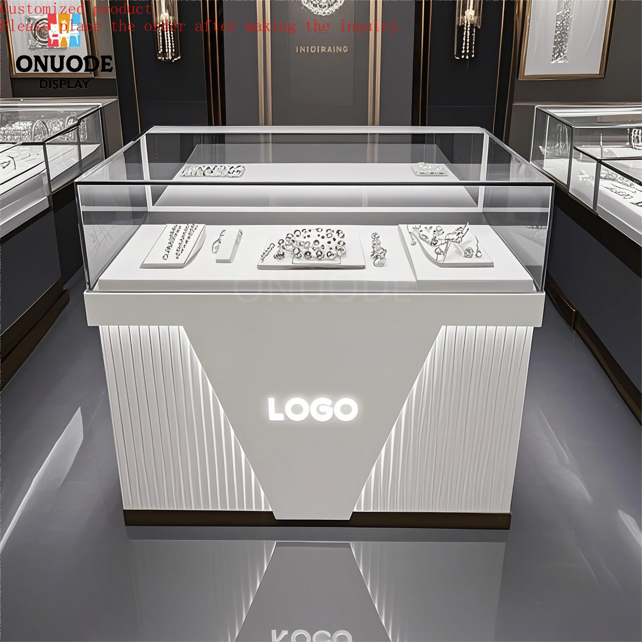 Custom.Wall-Mounted Wooden Jewelry Cabinet with Full-Length Mirror Door & LED Light Sliding Costume Rack for Display Showcases
Custom.Wall-Mounted Wooden Jewelry Cabinet with Full-Length Mirror Door & LED Light Sliding Costume Rack for Display Showcases